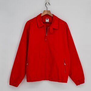 Nike SB Woven Twill Premium Skate Jacket in University Red Full Zip Womens M
